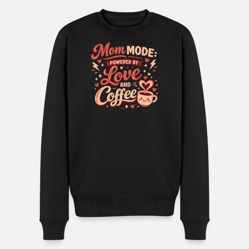 Mom Mode Coffee Love - Pull Premium bio Homme - noir