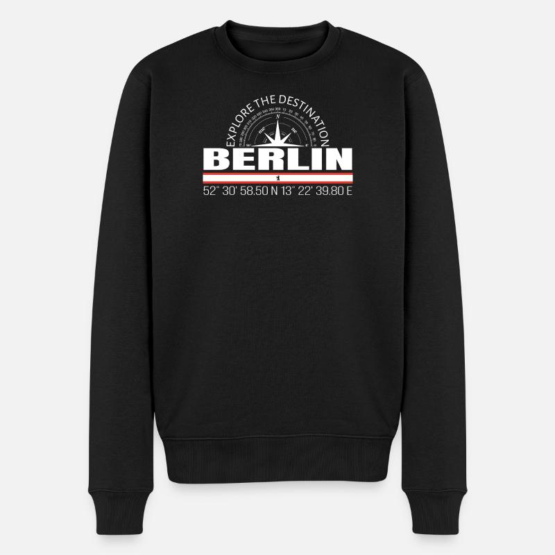 Berlin - Pull Premium bio Homme - noir