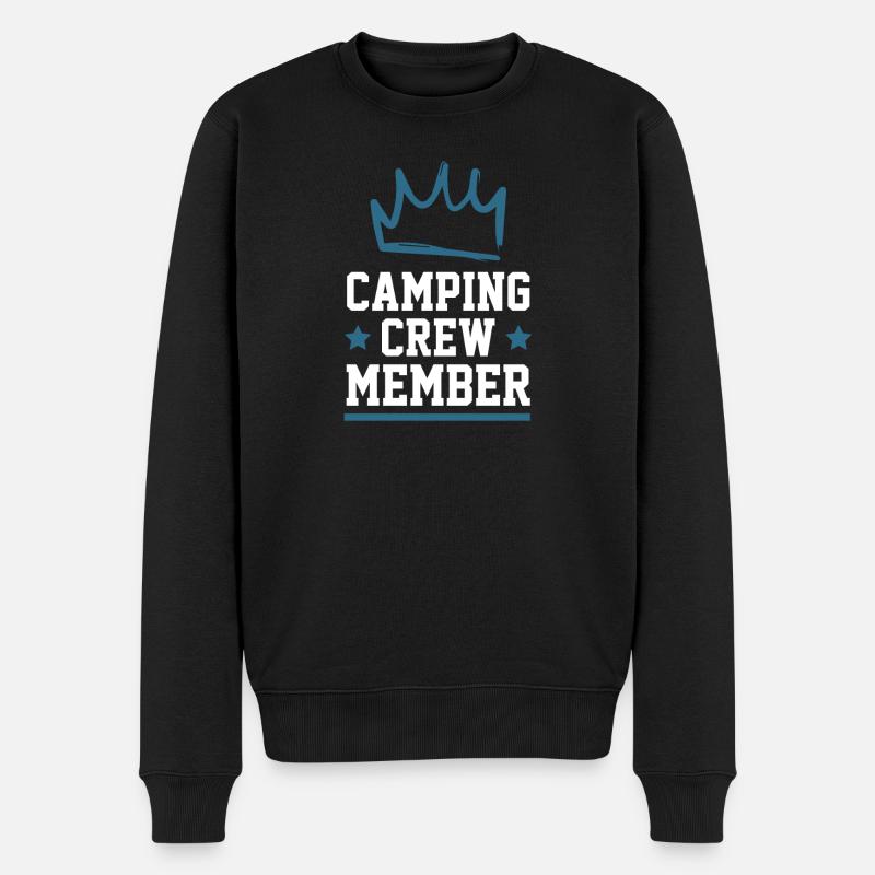 Équipe de camping - Pull Premium bio Homme - noir