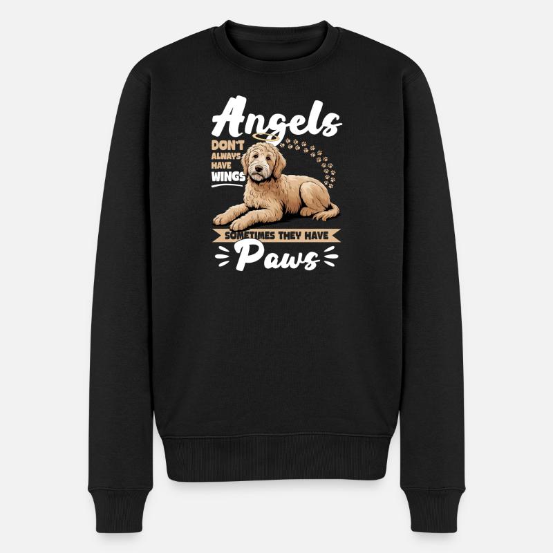 Goldendoodle Dog Breed - Männer Premium Bio Pullover - Schwarz
