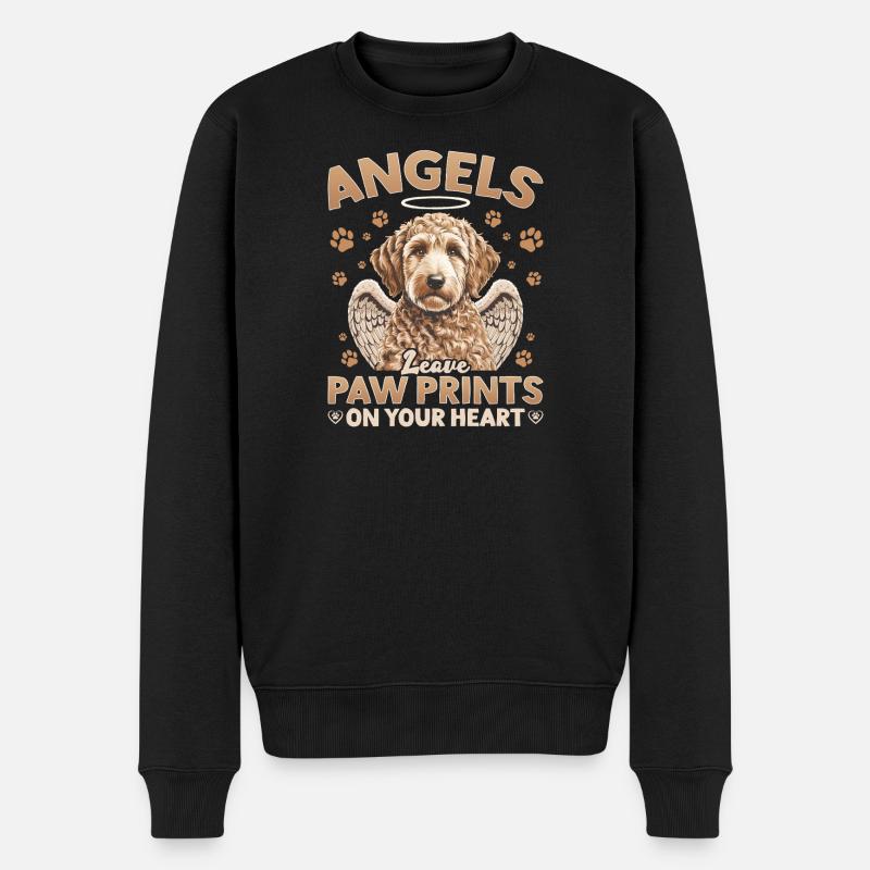 Goldendoodle Dog Breed - Männer Premium Bio Pullover - Schwarz