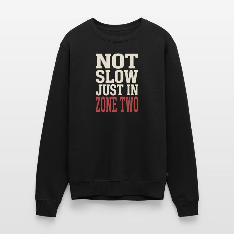 Zone 2 Training Herzfrequenztraining Einfaches Männer Premium Bio Pullover