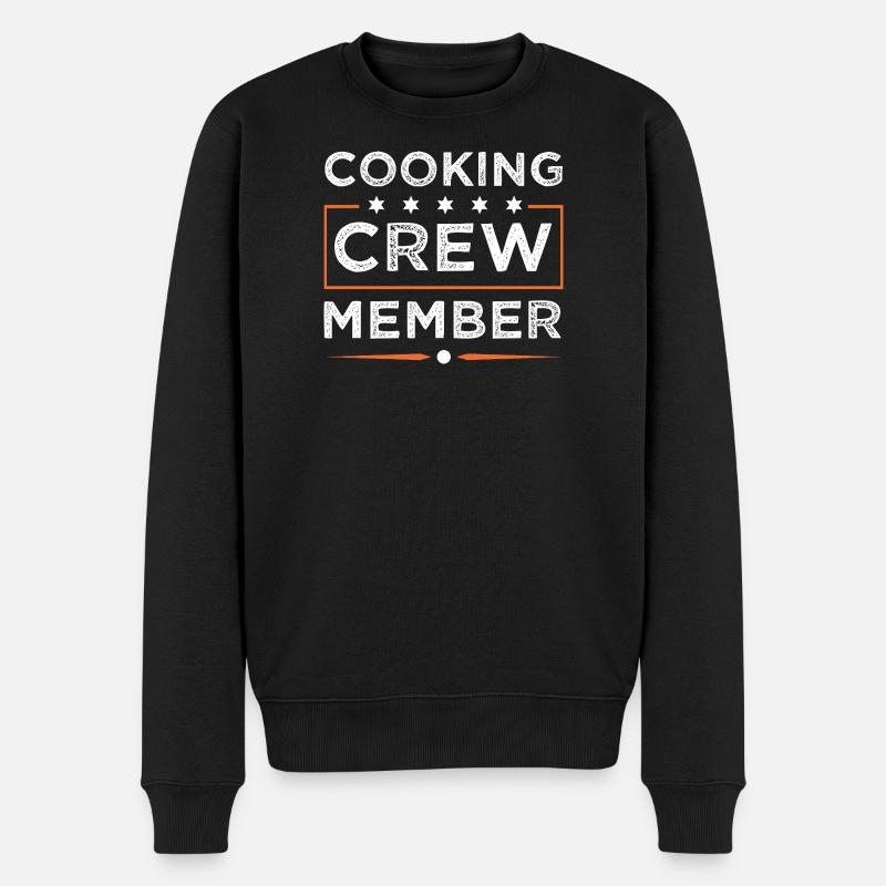 Cooking Crew - Männer Premium Bio Pullover - Schwarz