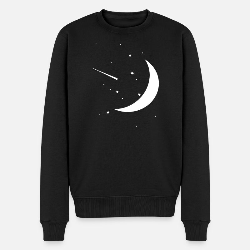 Ciel nocturne - Pull Premium bio Homme - noir