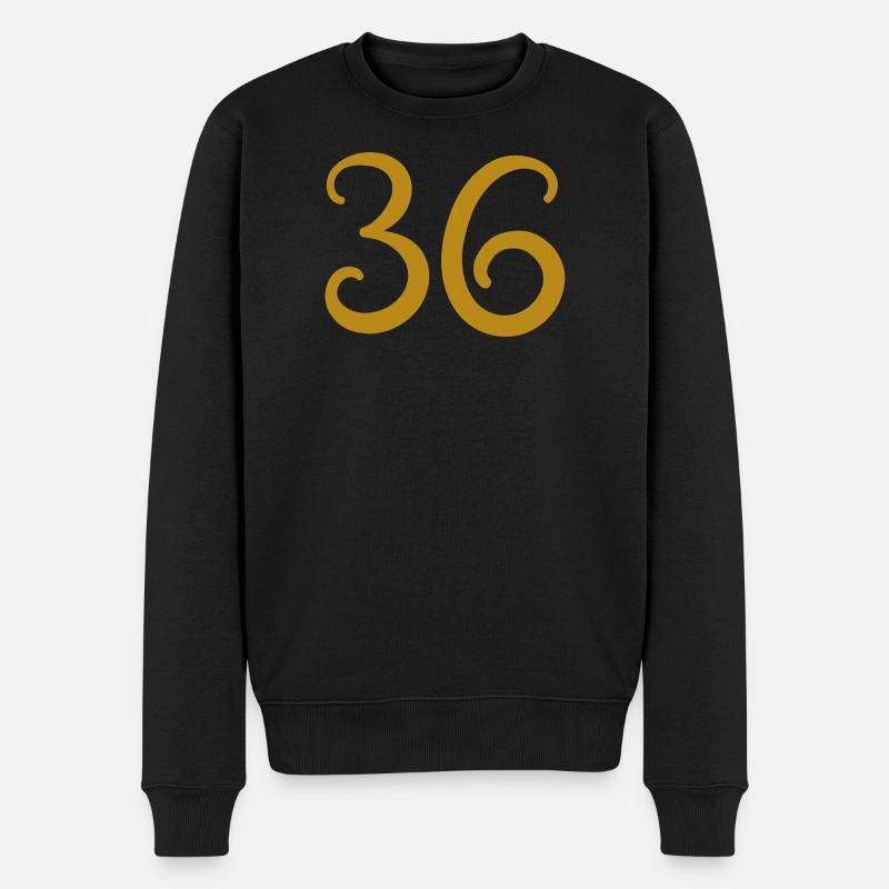 36 - Pull Premium bio Homme - noir