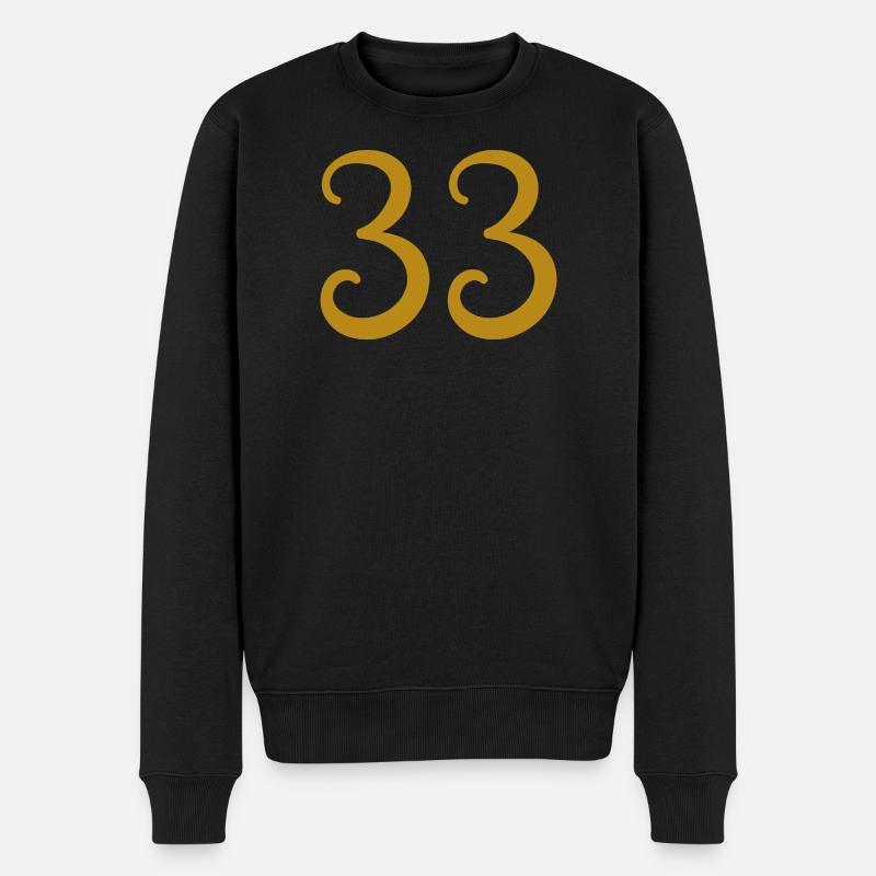 33 - Pull Premium bio Homme - noir