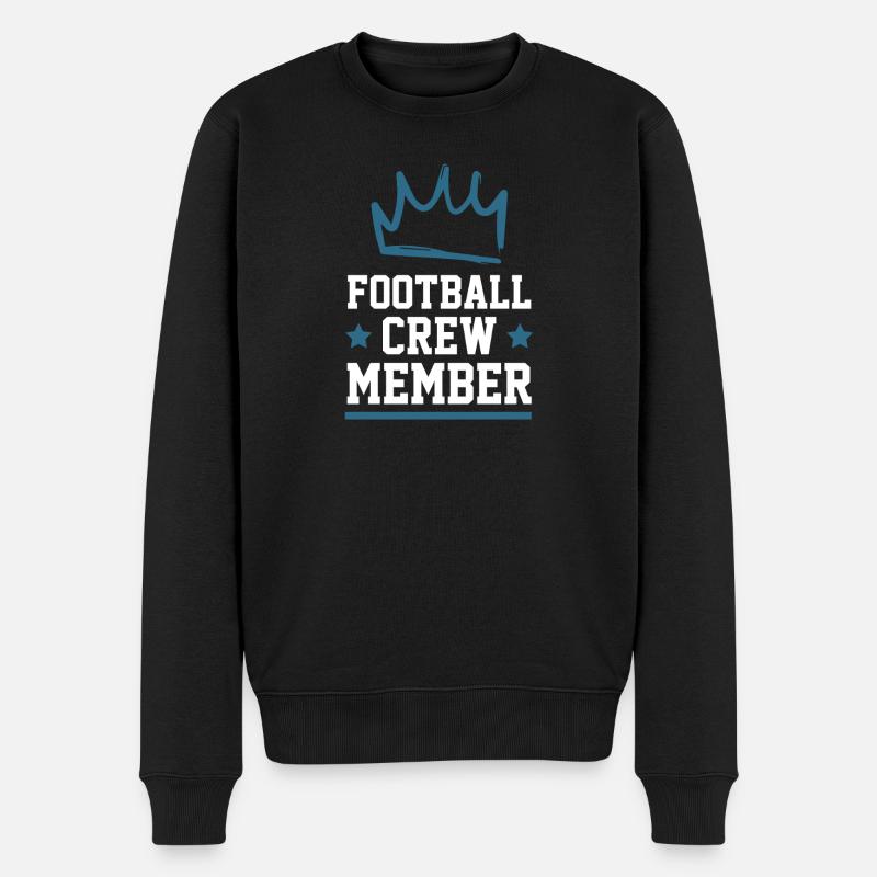 Équipe de football - Pull Premium bio Homme - noir