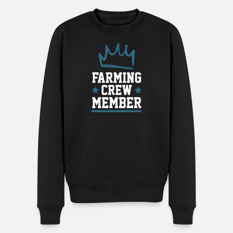 Équipe d’agriculteurs - Pull Premium bio Homme - noir