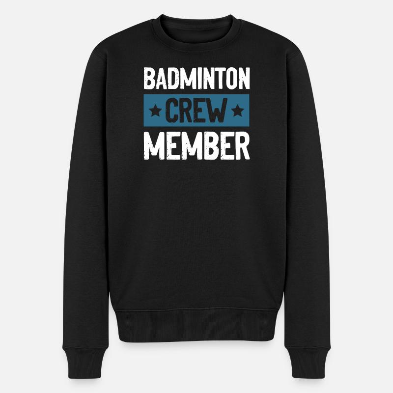 Équipe de badminton - Pull Premium bio Homme - noir