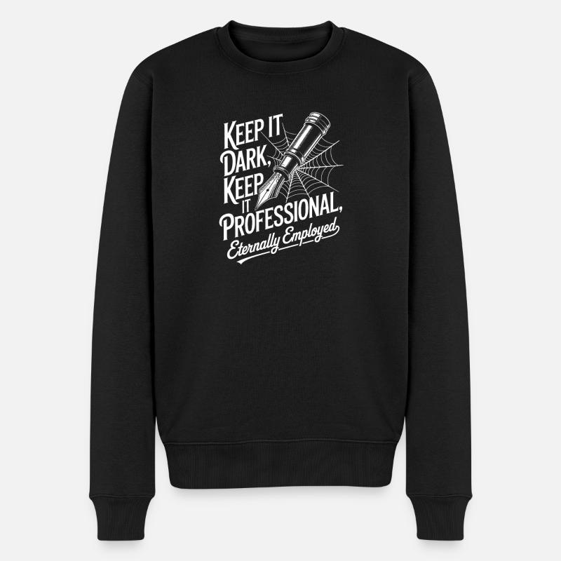 Gardez le côté sombre, restez professionnel - Pull Premium bio Homme - noir