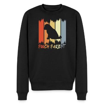 Hundebesitzer - Männer Premium Bio Pullover - Schwarz - Vorne - Nico (187cm)