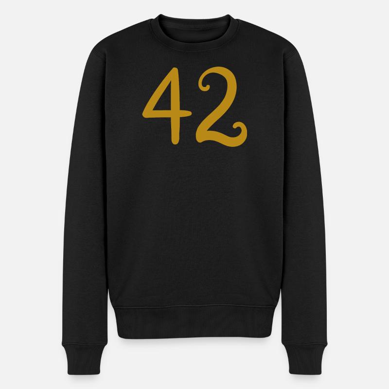 42 - Pull Premium bio Homme - noir