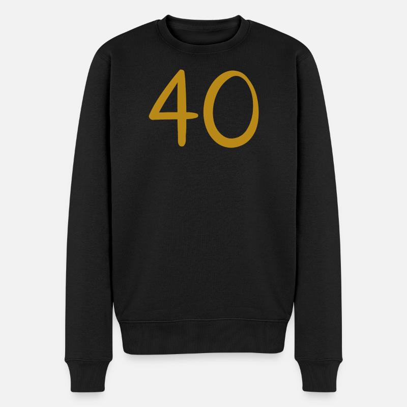 40 - Pull Premium bio Homme - noir