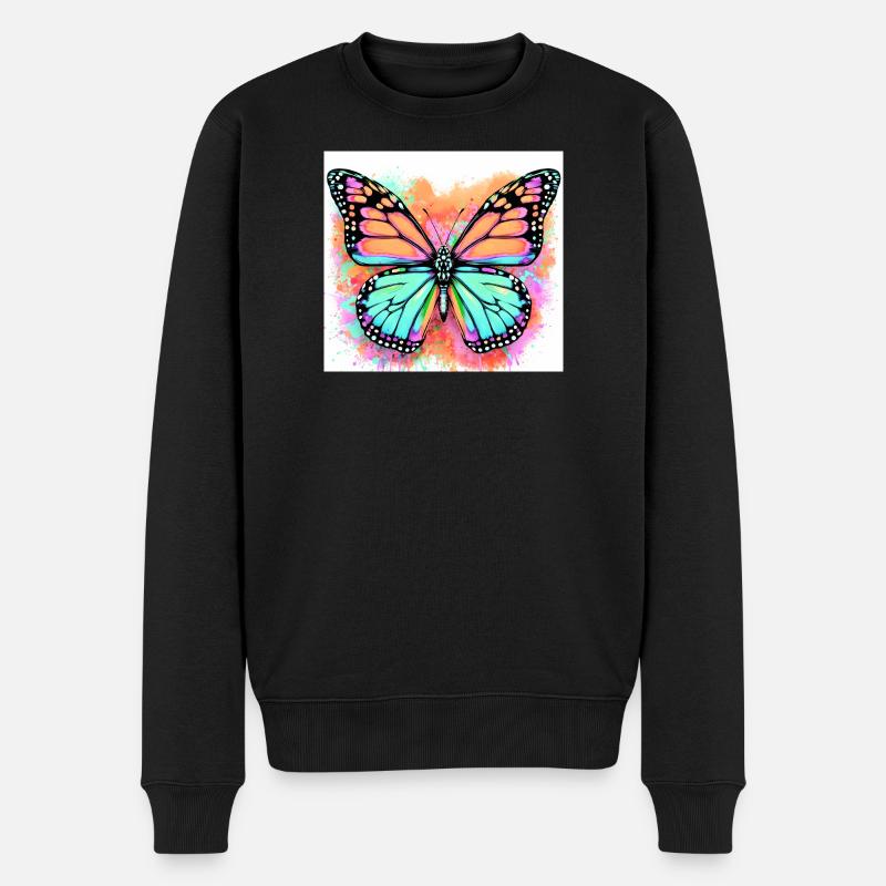 papillon - Pull Premium bio Homme - noir