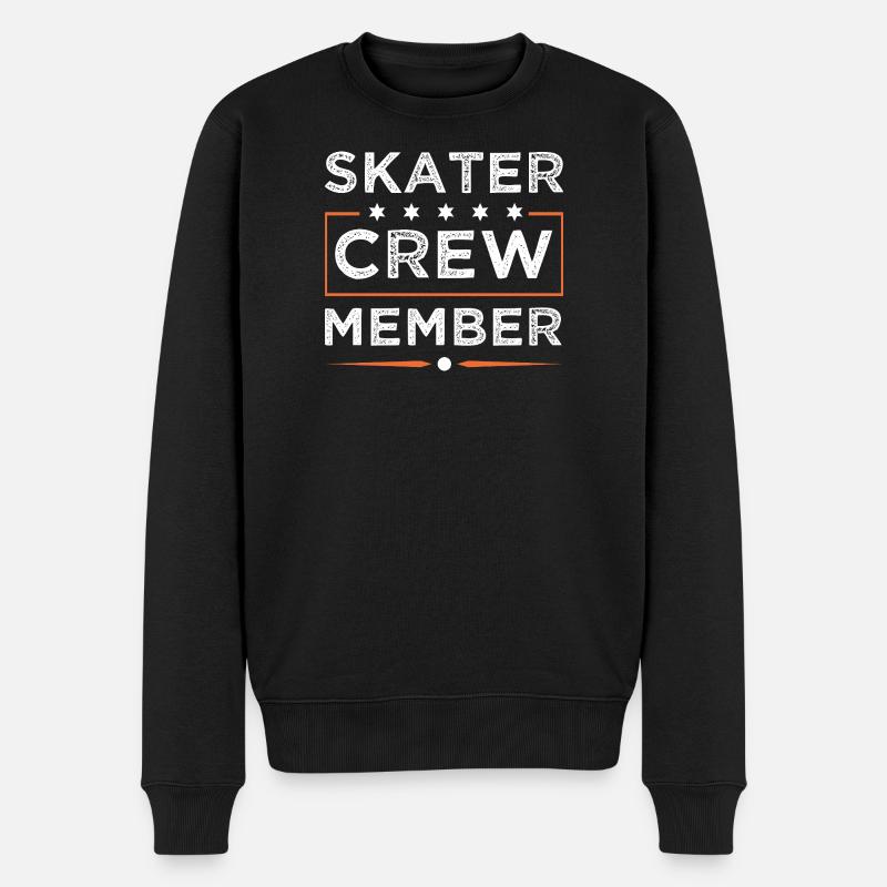 Équipe de patineurs - Pull Premium bio Homme - noir