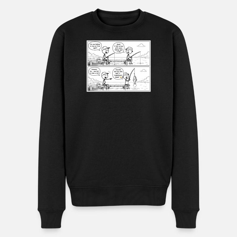 Accros à l’engagement - Pull Premium bio Homme - noir