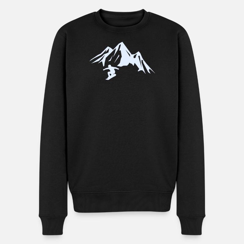 snowboard_berge - Pull Premium bio Homme - noir