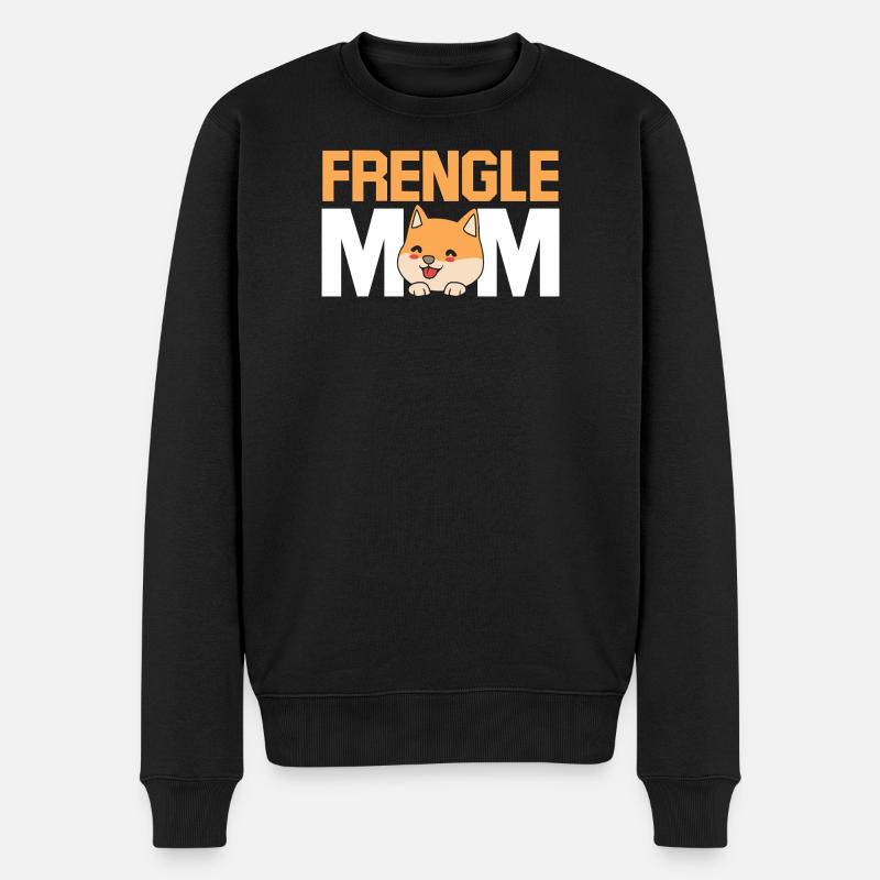 Frengle Hund - Männer Premium Bio Pullover - Schwarz