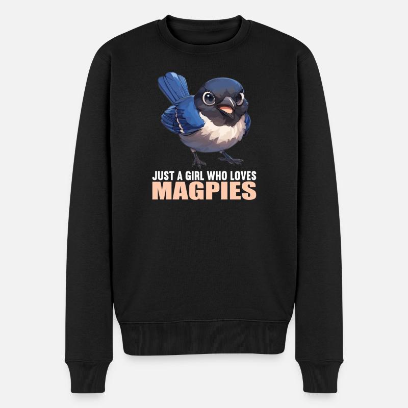 Pies Magpie - Pull Premium bio Homme - noir