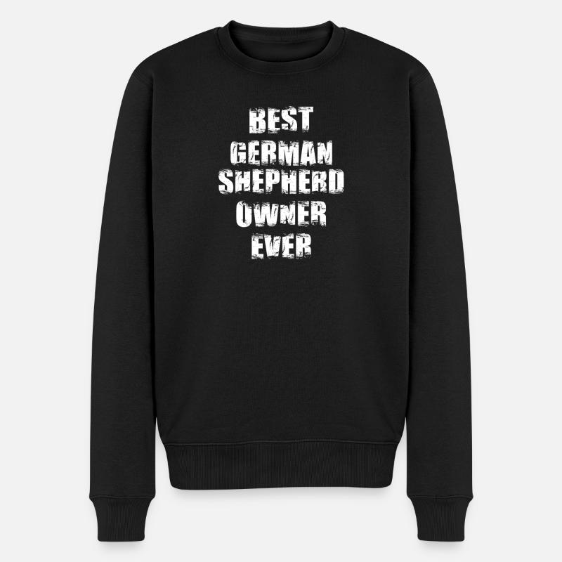 Best German Shepherd Owner Ever - Männer Premium Bio Pullover - Schwarz