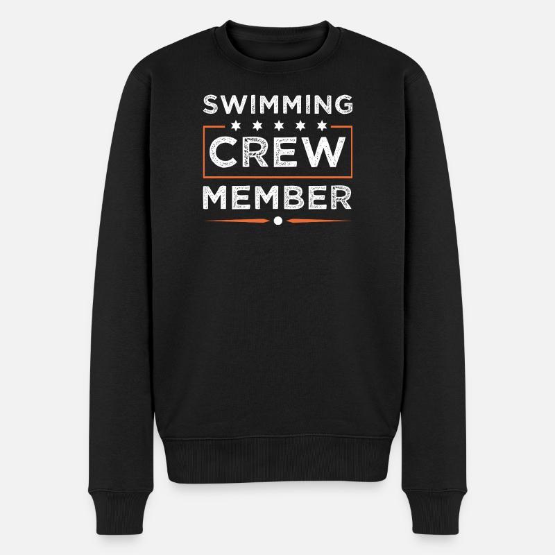 Équipage de natation - Pull Premium bio Homme - noir