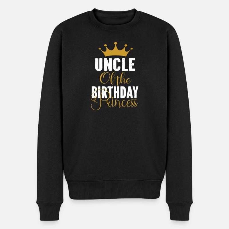 Oncle de la princesse d’anniversaire - Pull Premium bio Homme - noir