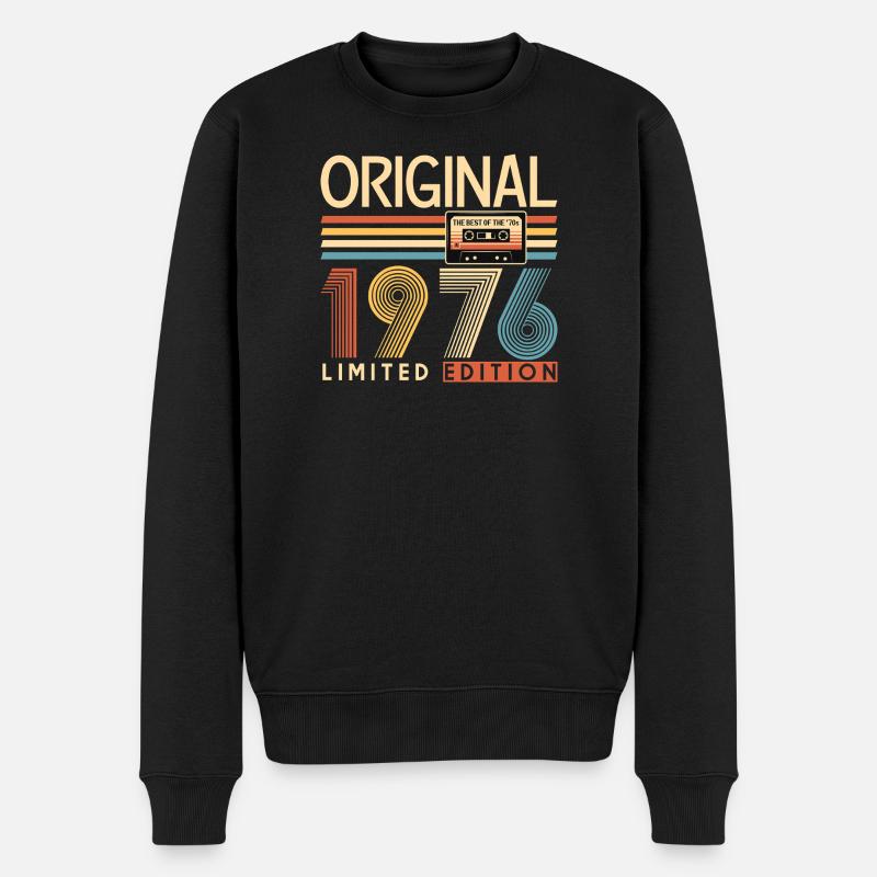 50 ans, 50e anniversaire - Pull Premium bio Homme - noir