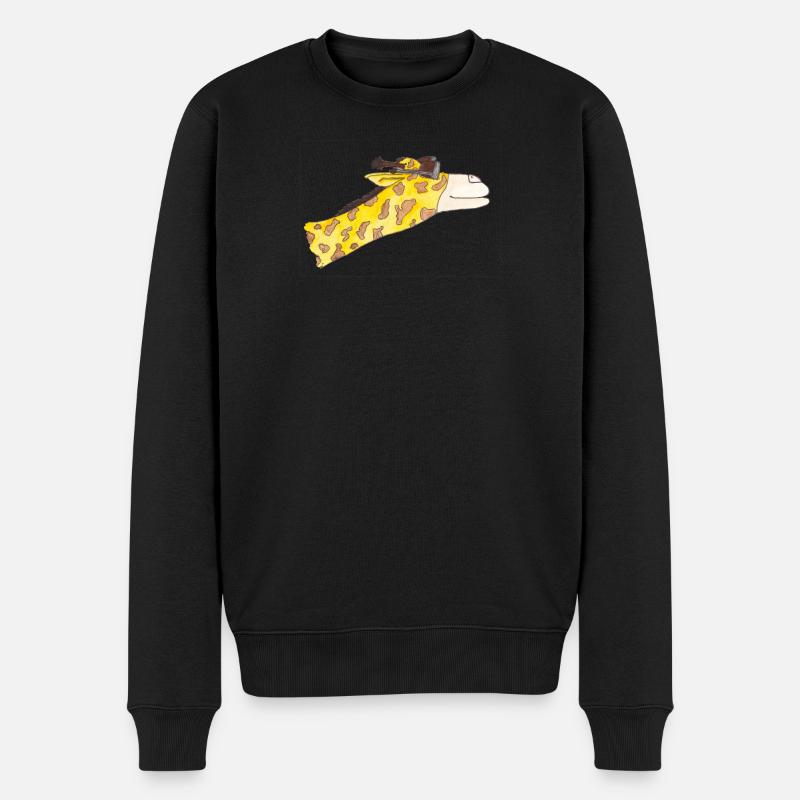 Girafe au vent - Pull Premium bio Homme - noir