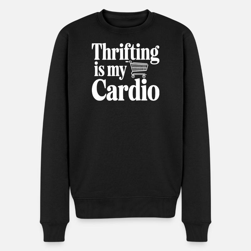 Le fribrifling, c’est mon Cardio - Pull Premium bio Homme - noir