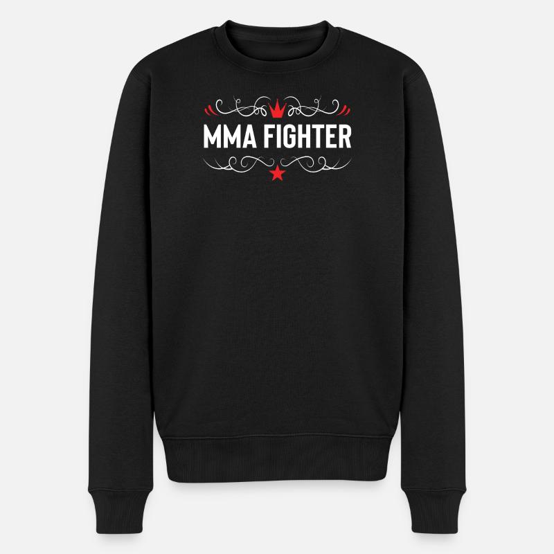Combattant MMA Arts martiaux mixtes - Pull Premium bio Homme - noir