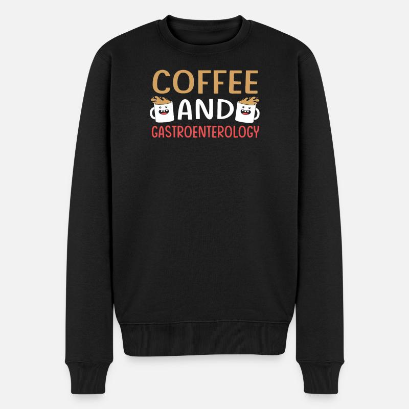 Gastroenterologie - Männer Premium Bio Pullover - Schwarz