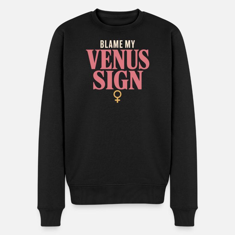 Signe de Vénus Astrologie de Vénus - Pull Premium bio Homme - noir