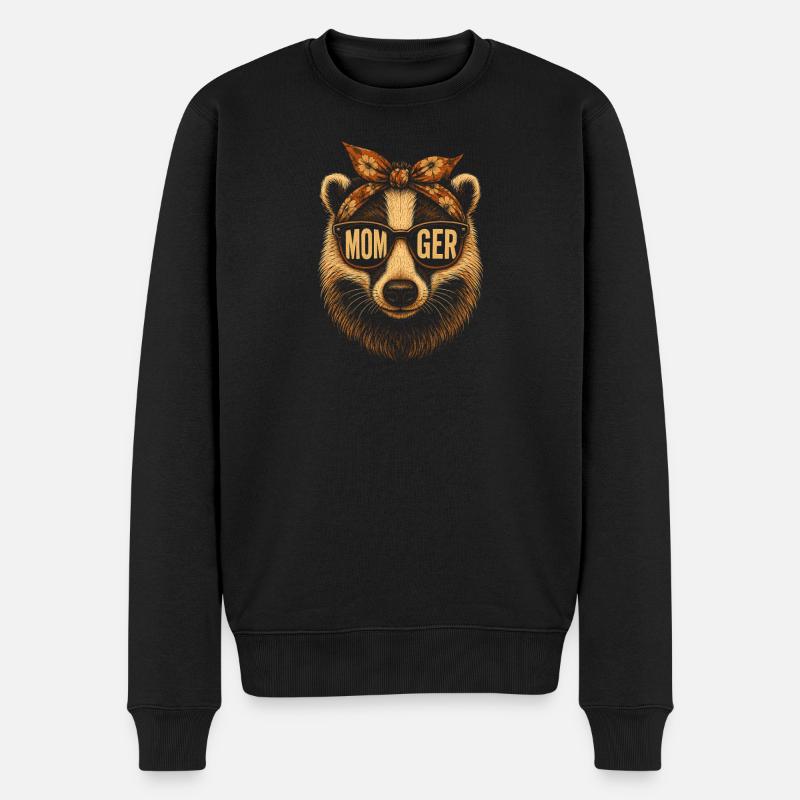 Momger Drôle - Pull Premium bio Homme - noir