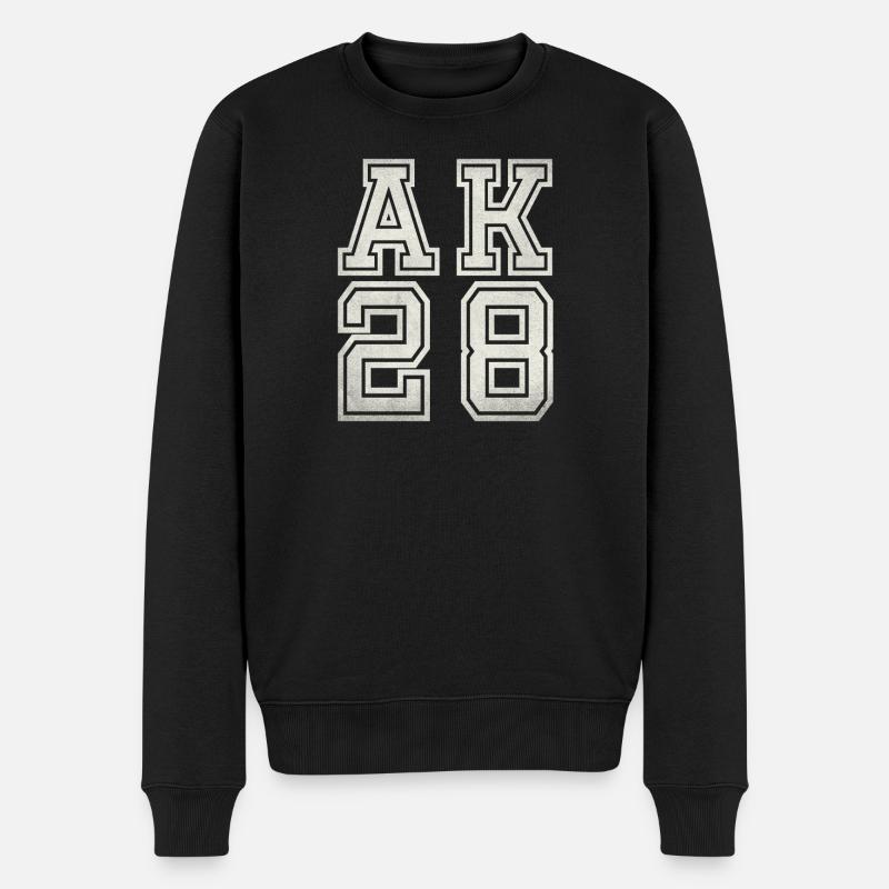 AK28 - Männer Premium Bio Pullover - Schwarz