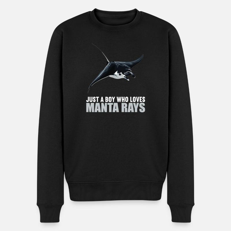 Rays Manta Rays - Men's Premium Organic Jumper - black