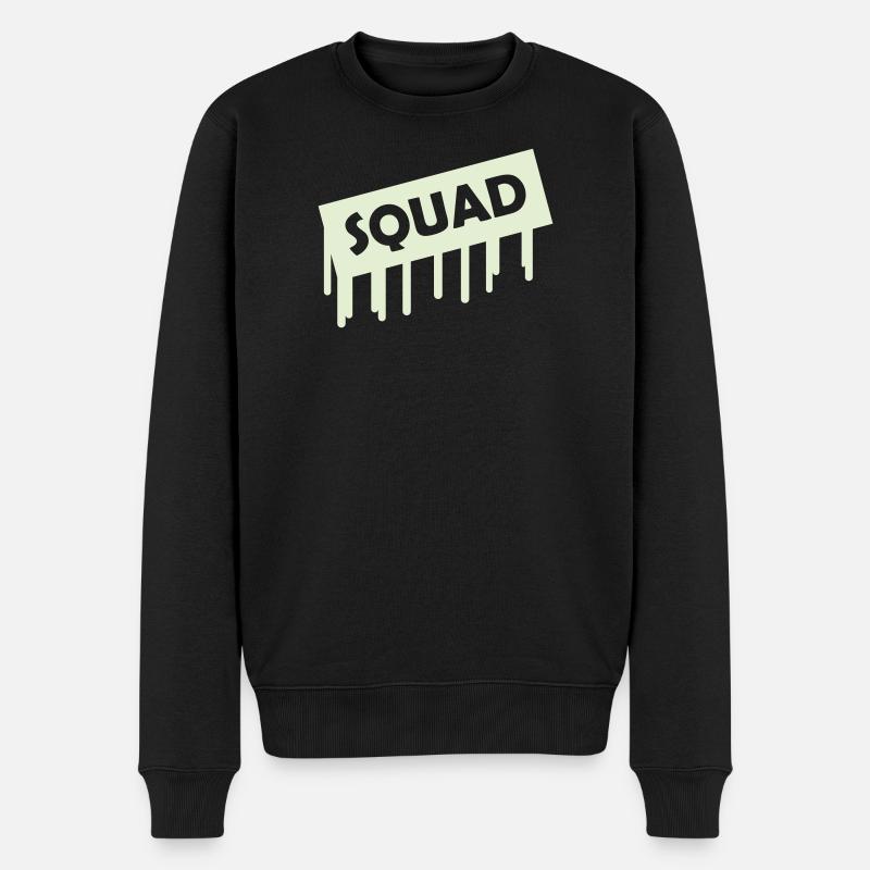 Escouade - Pull Premium bio Homme - noir
