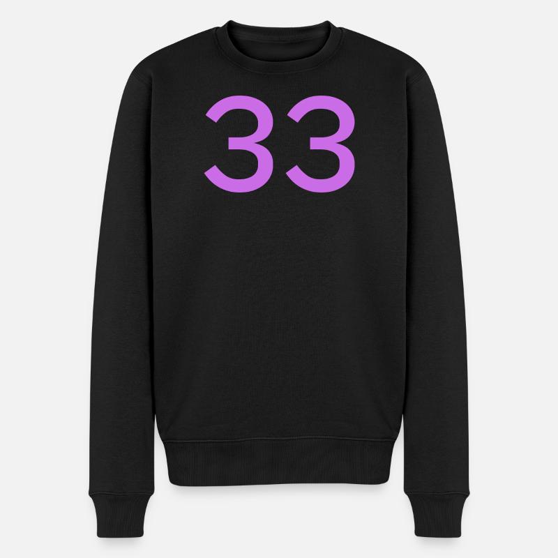33 - Pull Premium bio Homme - noir