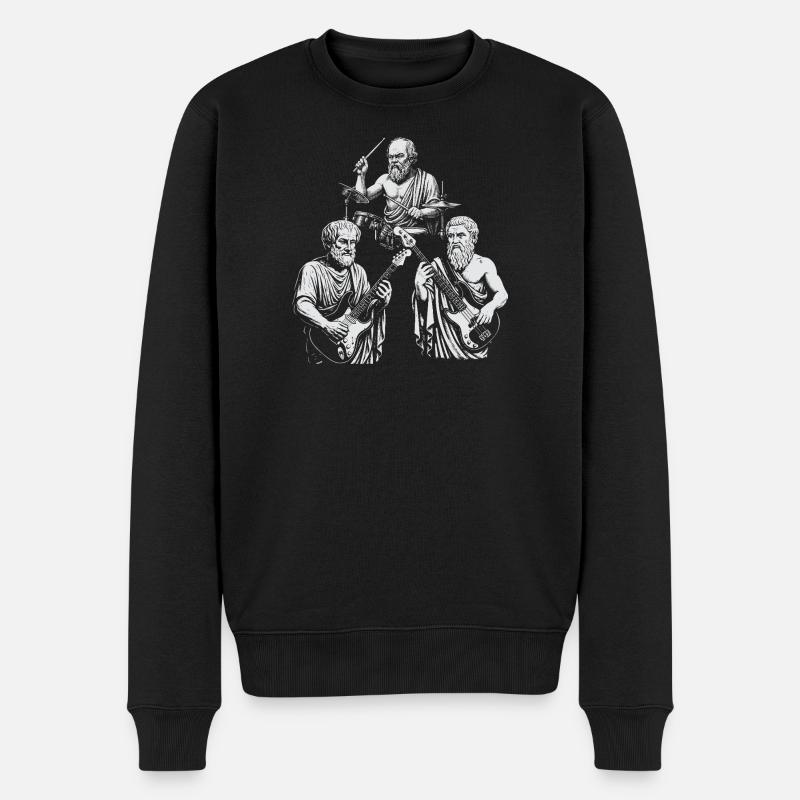 Ancient Trio Jam Session - Men's Premium Organic Jumper - black