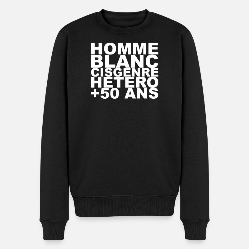 Homme_V1 - Pull Premium bio Homme - noir