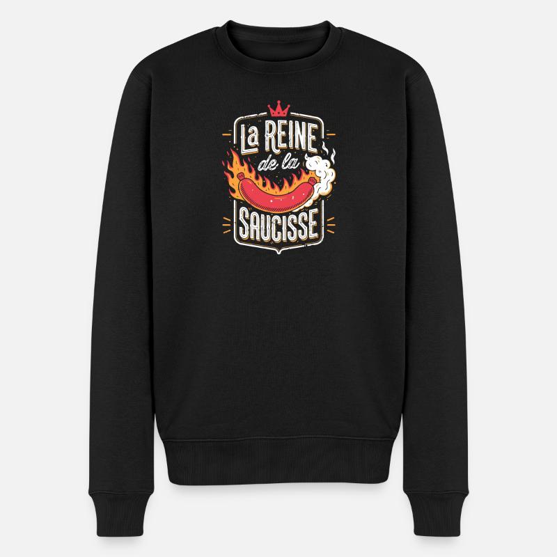 La Reine de la Saucisse - Pull Premium bio Homme - noir