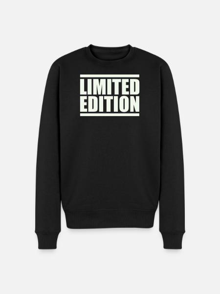 Édition limitée en majuscules - Pull Premium bio Homme - noir