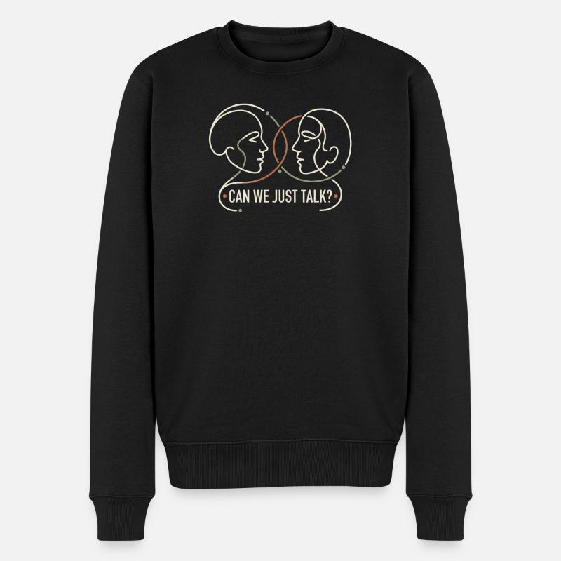 Contre la division - Pull Premium bio Homme - noir