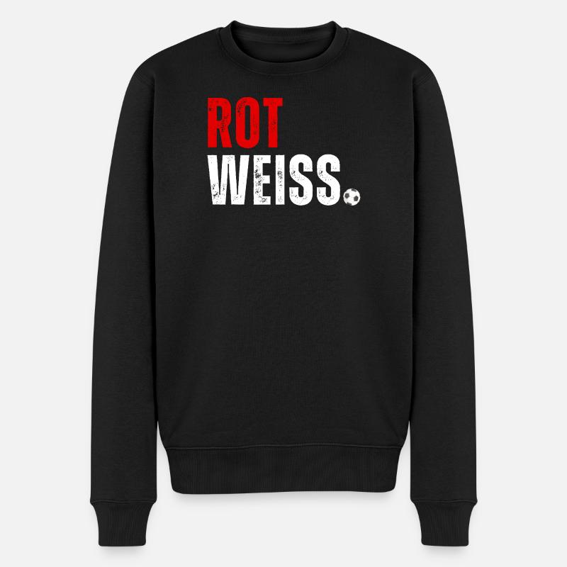 Essen, meine Stadt! - Männer Premium Bio Pullover - Schwarz