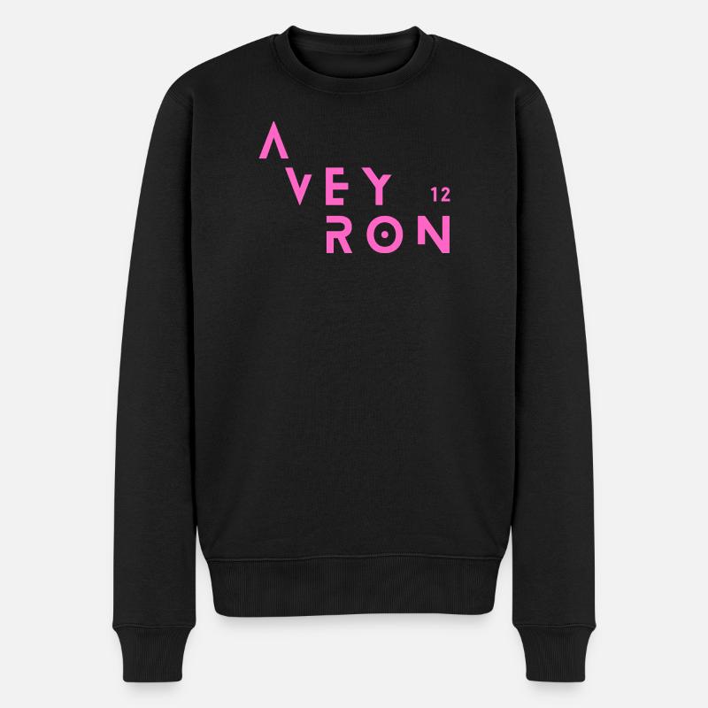 Aveyron 12 T-Shirt Humorgeschenk - Männer Premium Bio Pullover - Schwarz
