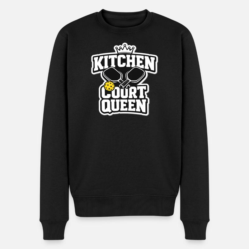 Küchen Court Queen - Männer Premium Bio Pullover - Schwarz
