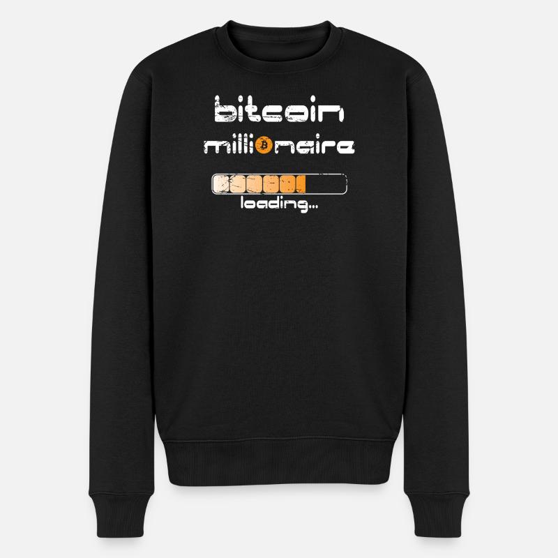 Satoshi Nakamoto Bitcoin Crypto Inventeur - Pull Premium bio Homme - noir