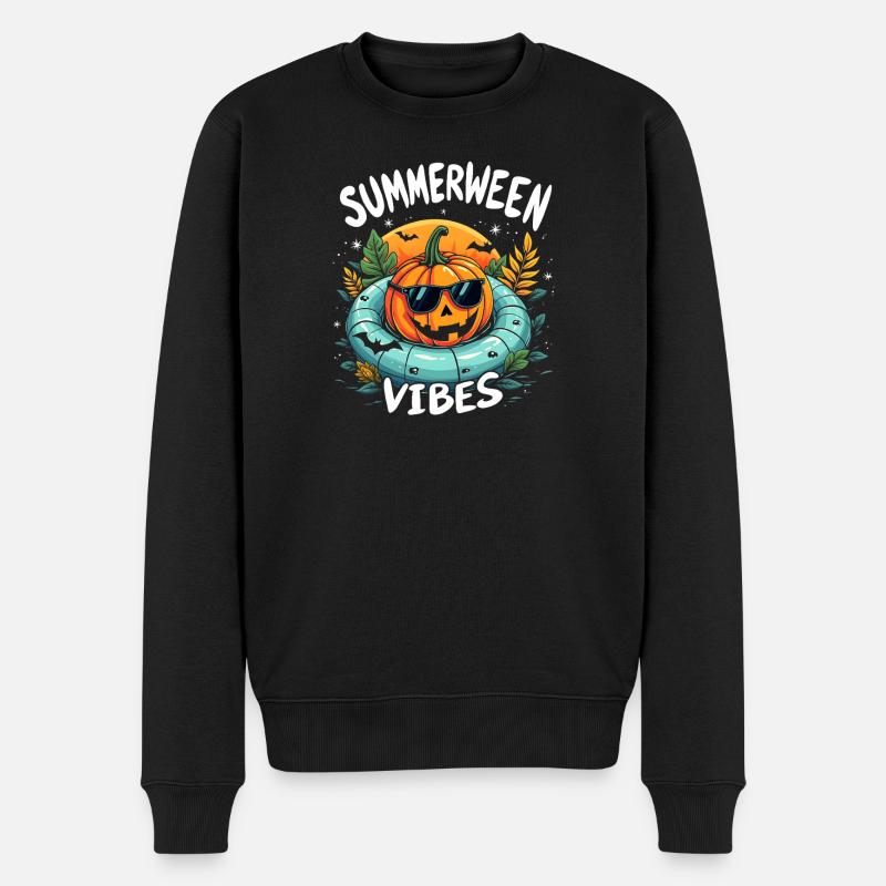 Ambiance Summerween Halloween - Pull Premium bio Homme - noir
