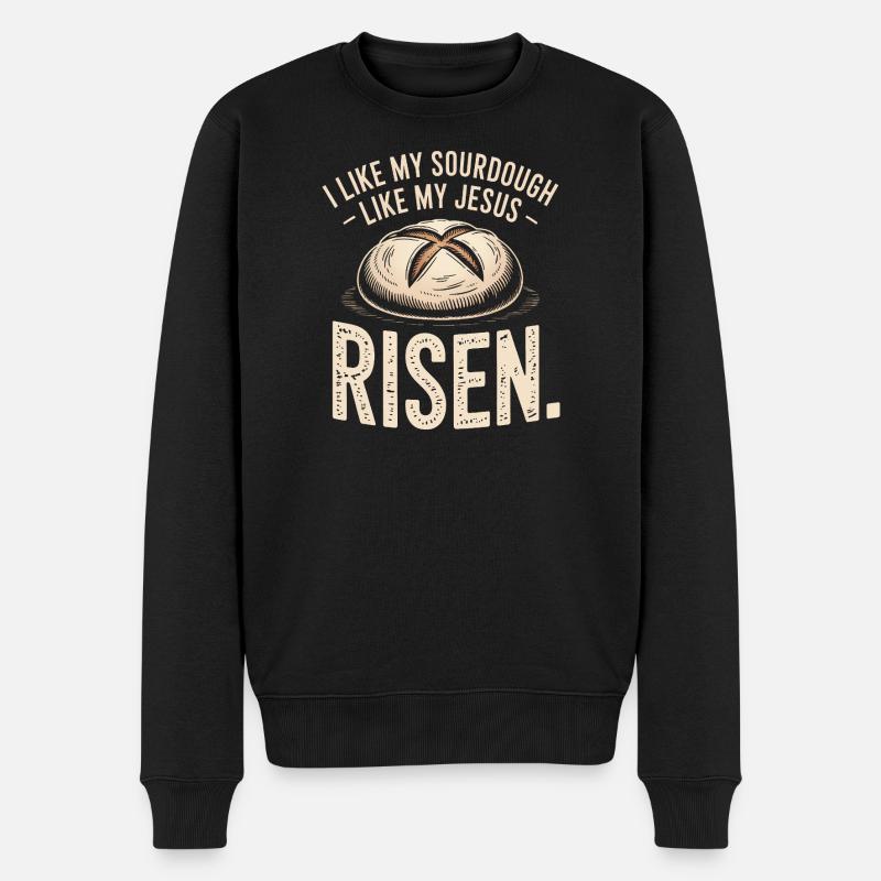 Levain de Jesus Tee - Pull Premium bio Homme - noir