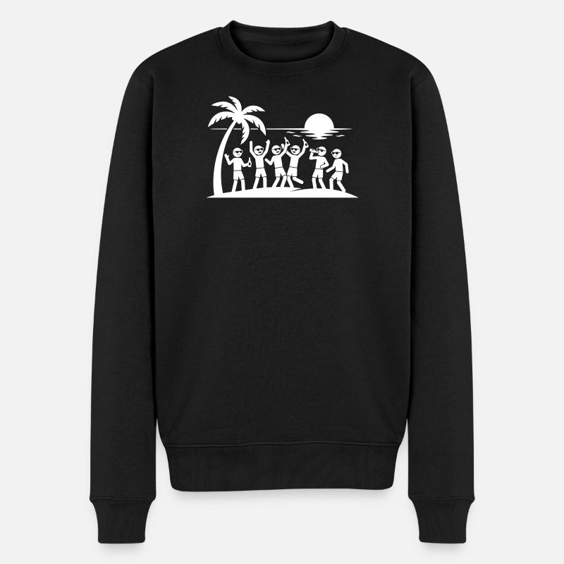 Icône des fêtes de fin d’année - Pull Premium bio Homme - noir