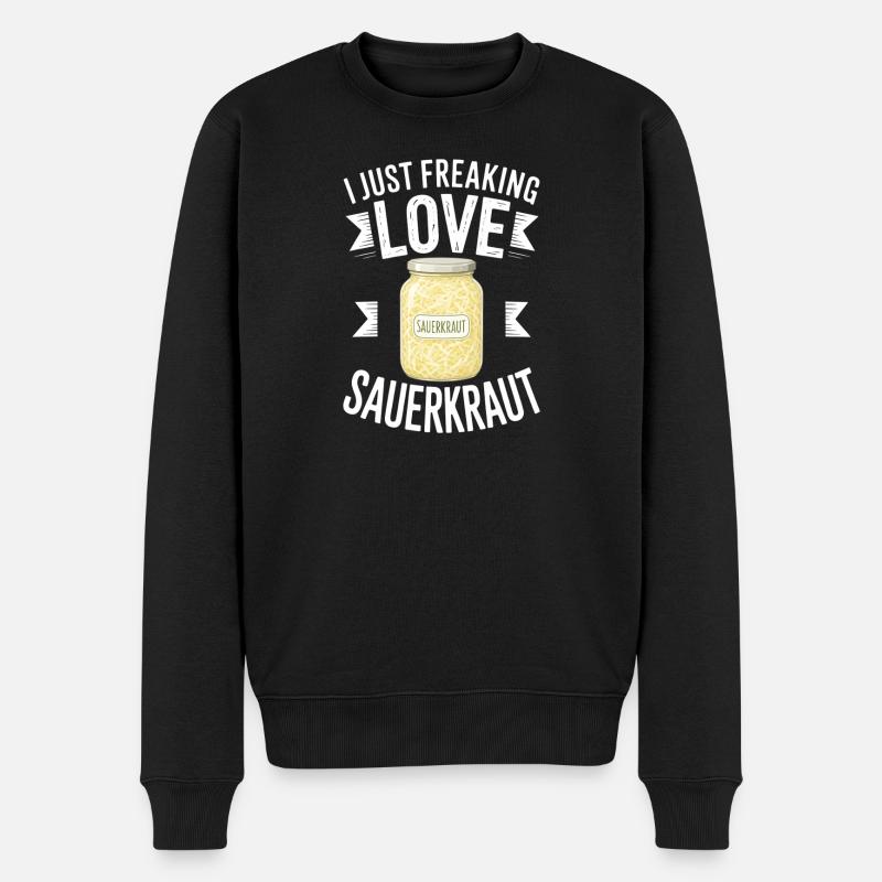 Cadeau allemand de choucroute - Pull Premium bio Homme - noir